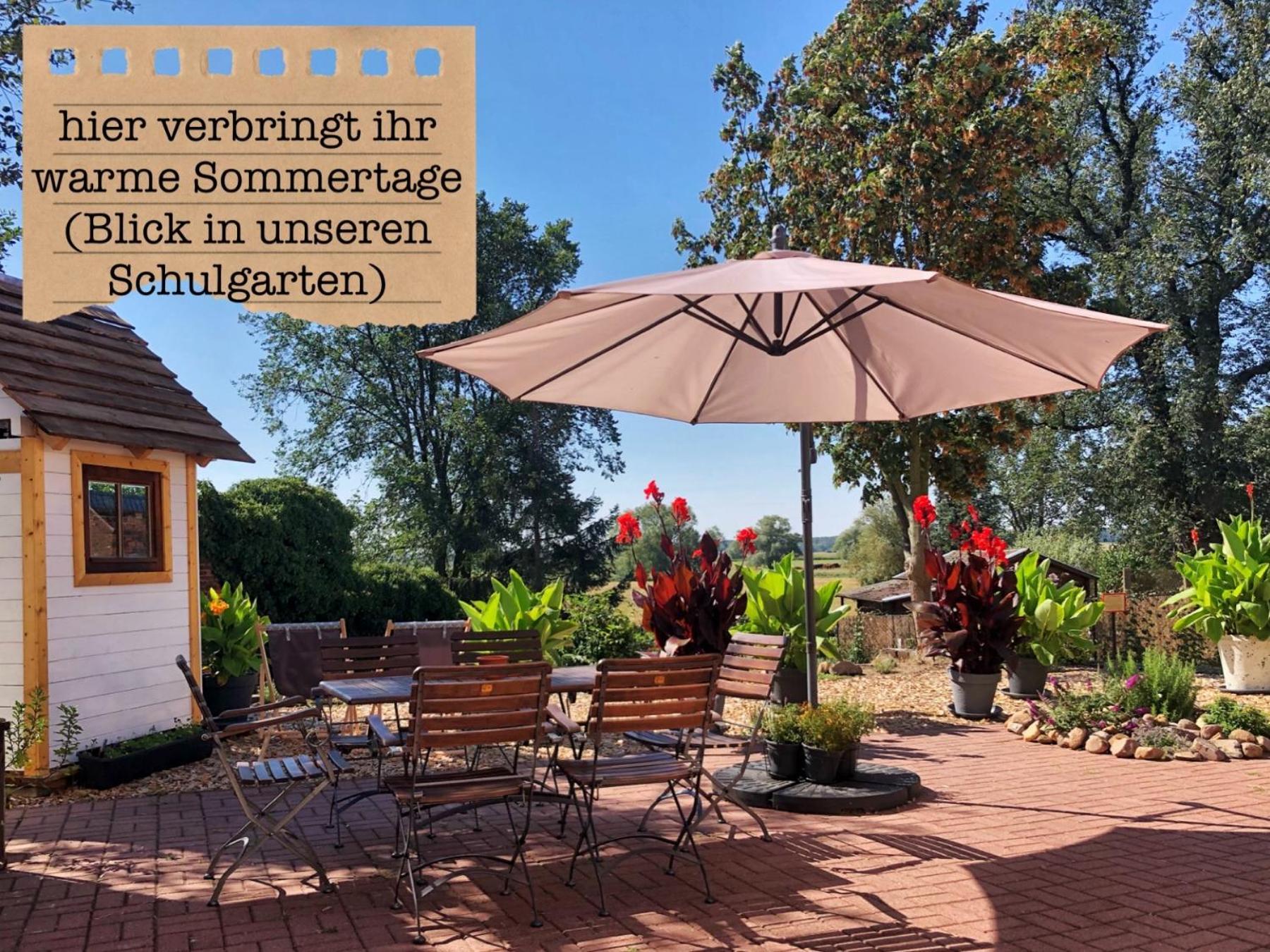 Alte Schule Wittenberg, 3 Ferienwohnungen Fuer Bis Zu 12 Personen, An Der Elbe, Mit Garten Exterior foto